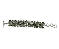 Fantastic Multi Stone 925 Silver Bracelet