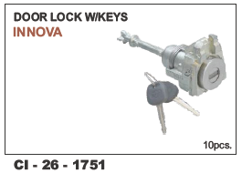 Door Lock w/keys Innova LH/RH
