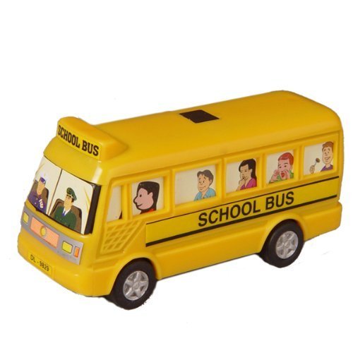 Pull Back Mini School Bus Toy Age Group: 3-4 Yrs