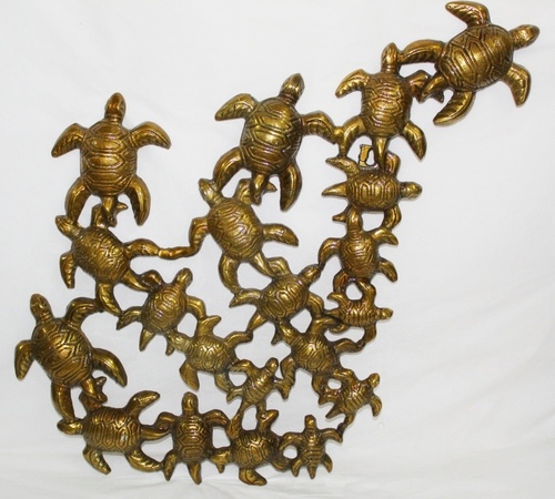 Gold Metal Wall Art