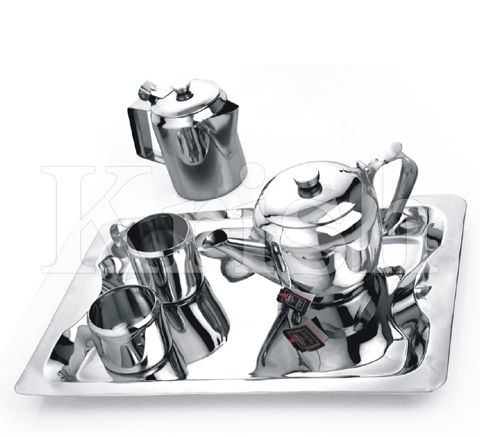 Zodica Tea Set - 5 Pcs - Color: As Per Requirement