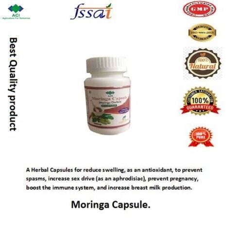 Aci Moringa Herbal Capsules Age Group: For Adults