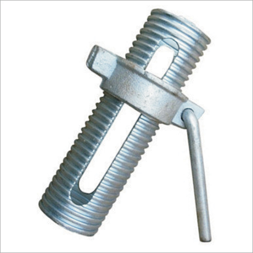 Props Sleeve with Nut - Metal, 16 G Sheet Construction | Durable, User-Friendly for Scaffolding Applications, Long-Lasting