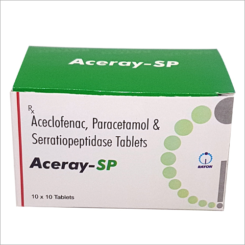 Aceclofenac Paracetamol And Serrationpeptidase Tablets
