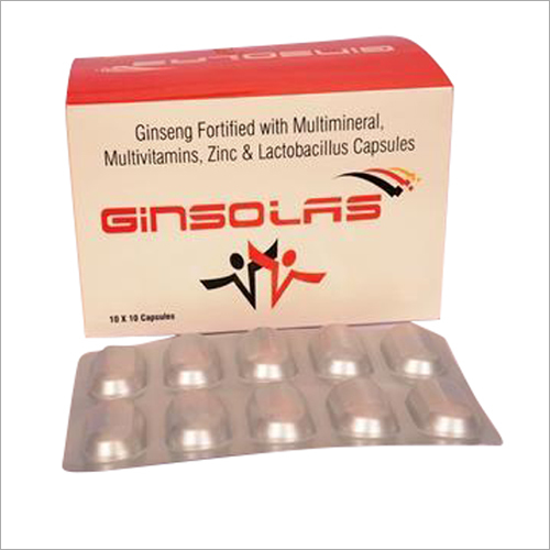 Ginseng Fortified With Multimineral - Multivitamins Capsules General Medicines