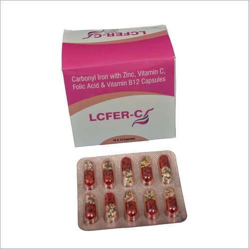Carbonyl Iron with Zinc- Vitamin C - Folic Acid and Vitamin B12 Capsule