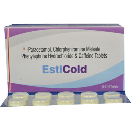 Paracetamol - Chlorpheniramine Maleate Phenylephrine Hydrochloride & Caffeine Tablets General Medicines
