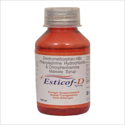 100 ml Dextromethorphan HBr and Chlorpheniramine Maleate Syrup