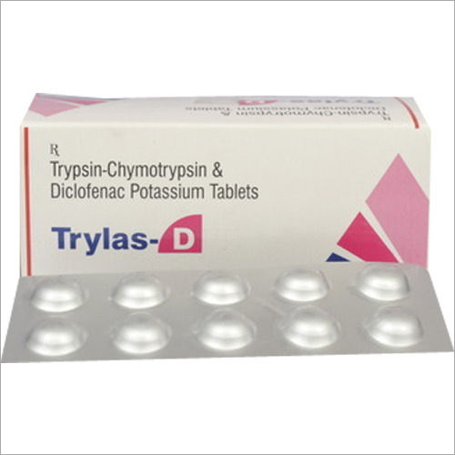 Trypsin-Chymotripsin and Diclofenac Potassium Tablets