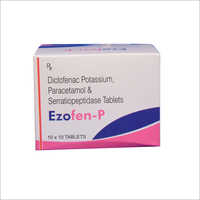 Diclofenac Potassium, Paracetamol & Serratiopeptidase Tablets
