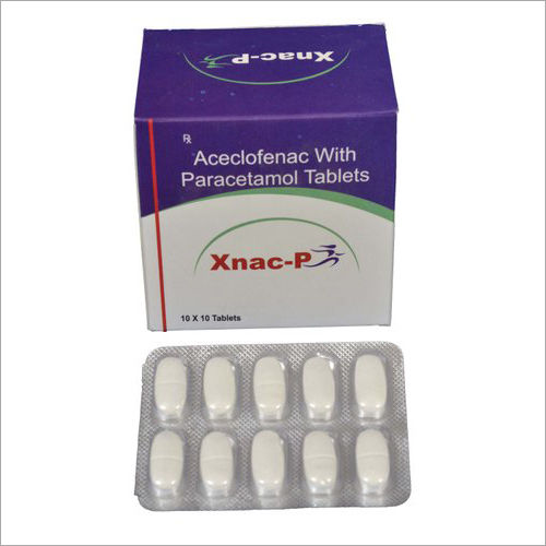 Aceclofenac With Paracetamol Tablets Storage: Cool And Dry Place