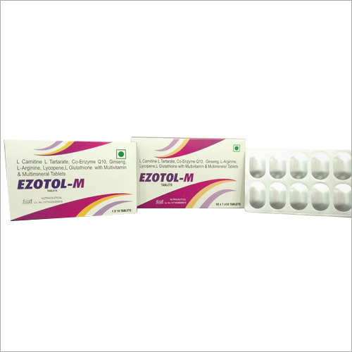 L Camitine - L Tartarate - Co-Enzyme Q10 & Multiminerals Tablets