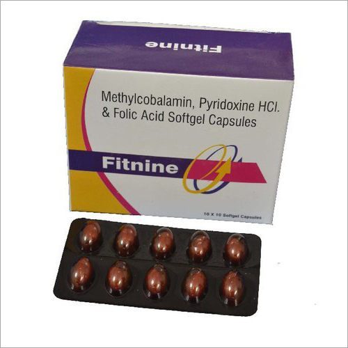 Methylcobalamin, Pyridoxine Hci & Folic Acid Softgel Capsules Dosage Form: Tablet
