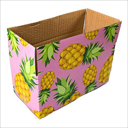 Multi Coloured Printed Corrugated Box