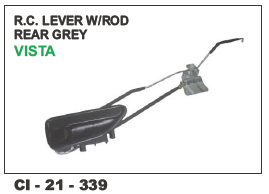 Rc Lever W/Rod Rear Grey Vista LH/RH