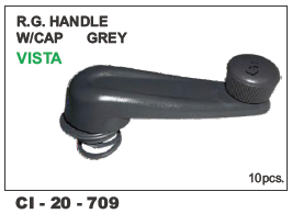Rg Handle w/cap Grey Vista