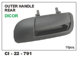 Outer Handle Rear Dicor LH/RH
