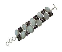 Amazing Multi Stone 925 Silver Bracelet