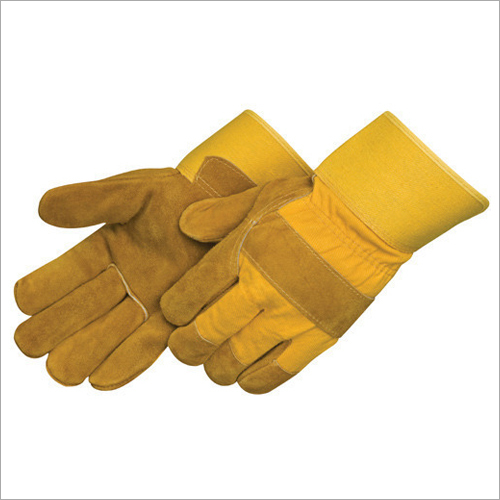 Leather Safety Gloves By JACKPOT DURABLES