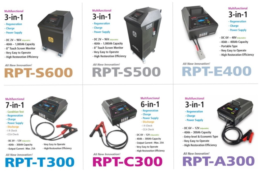 RPT-C300 PRIME Battery Regenerator (6-in-1)