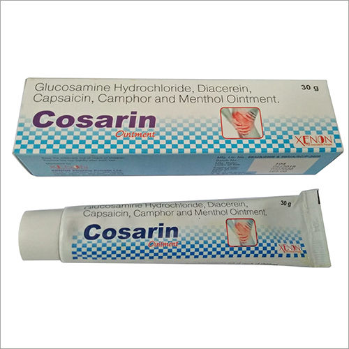 Glucosamine Hydrochloride Diacerein Capsaicin Camphor and Menthol Ointment