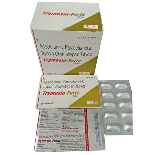 Aceclofenac Paracetamol and Trypsin-Chymotrypsin Tablets