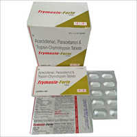 Aceclofenac, Paracetamol & Trypsin-Chymotrypsin Tablets