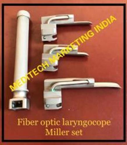 Fiber Optic Laryngoscope Miller Set