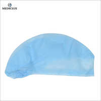 Bouffant Surgeon Cap - Non Woven, Disposable, Oval Shape | Light Weight, Sterilized, Contamination Prevention