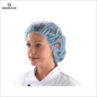 Light Blue Non Woven Disposable Cap
