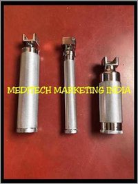 Laryngoscope Handles - Chrome Plated Brass, Medium Weight 130g, Reusable And Sterilizable | Compatible With Standard Blades, Designed For Pediatric Use