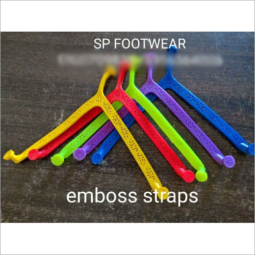 Multicolor PVC 2 Look Five Pin Slipper Straps, Design/Pattern: Standard at  Rs 178/dozen in New Delhi