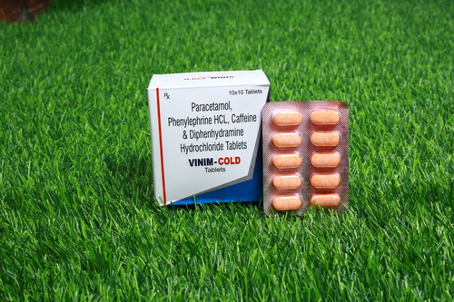 Paracetamol CPM Caffeine And Phenylephrine HCL Tablet