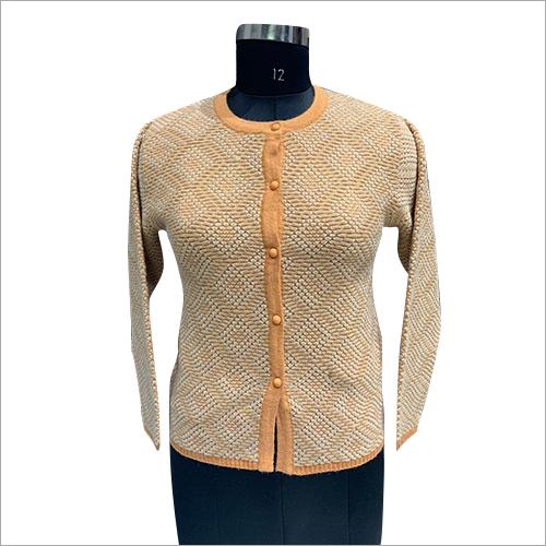 Available In Different Colour Ladies Woolen Cardigan