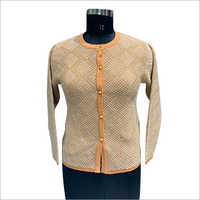Available In Different Colour Ladies Woolen Cardigan