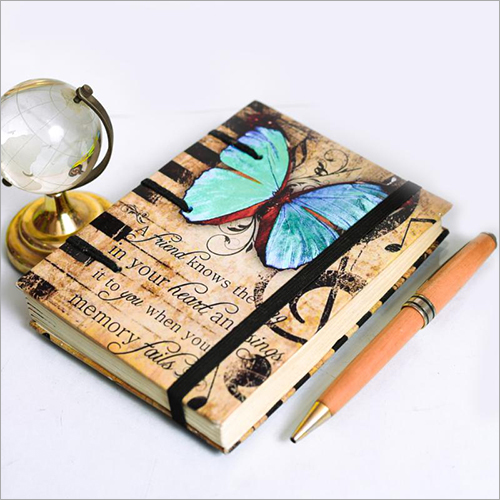 Butterfly Print Cover Diary