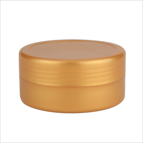 Golden Cosmetic Cream Jar