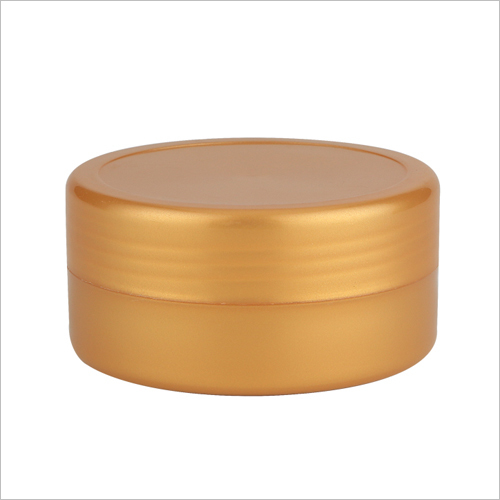 Golden Cosmetic Cream Jar