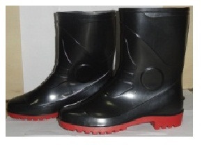 Safety Gumboot Black Stone 10 Inch  Model No. 1609 Gender: Male