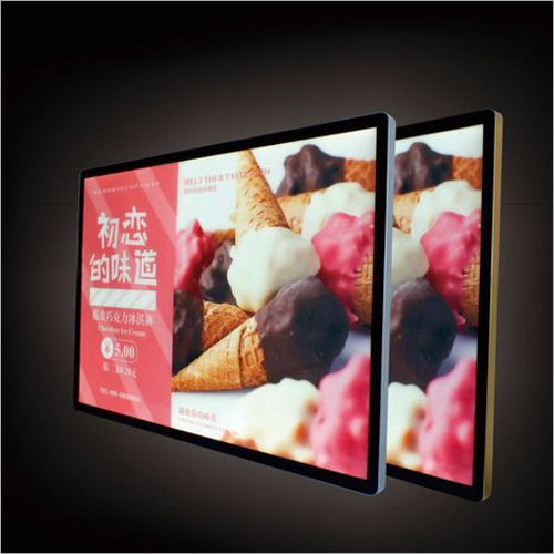 Led Display Magnetic Light Box Application: Outdoor