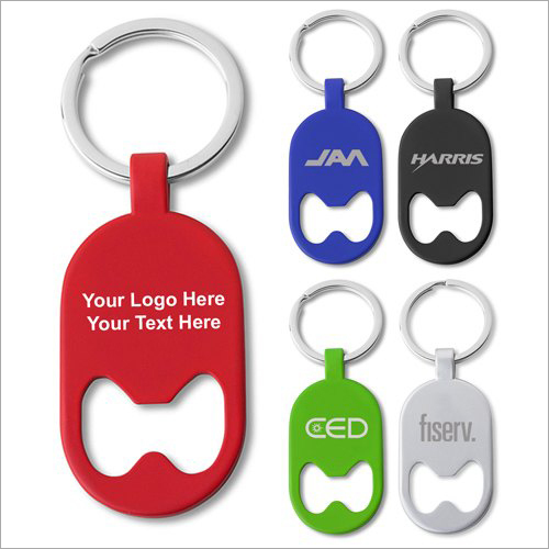 Promotional Bottle Opener with Key Ring