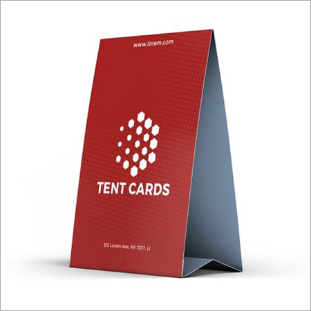 Tent Card Printing Services By SINGNATH ADVERTISING