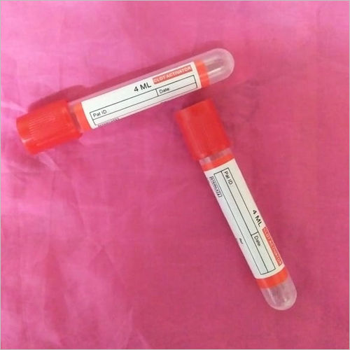 4ML Non Vacuum  Double Cap Plain Tube