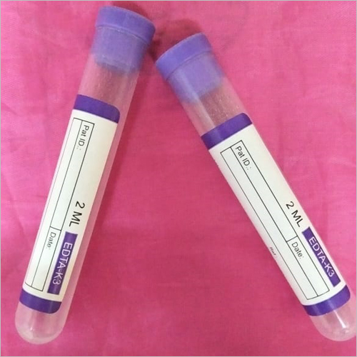 2ML Non Vacuum  Single Cap Edta Tube
