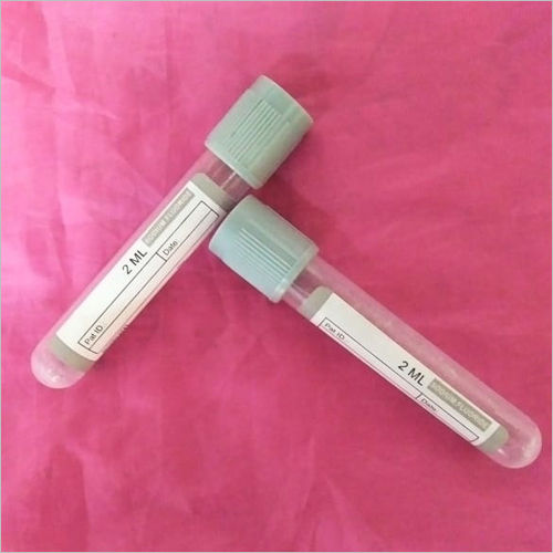 2ml Non Vacuum Double Cap Fluoride Tube