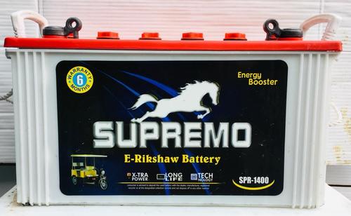 Supremo E Rickshaw Automotive Tubular Battery