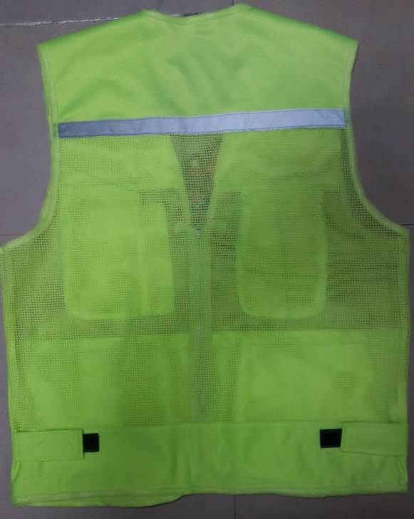 Metro Safety Florescent Reflective Jacket - 1420