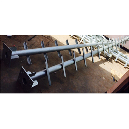 Galvanised Telecom Roof Top Pole - Steel Material, Silver Color | Weatherproof Design, Easy Installation, Low Maintenance