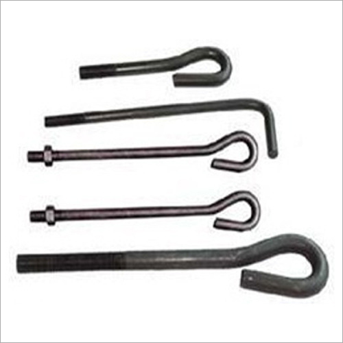 MS Anchor Bolt - Industrial Grade Galvanized Metal Alloys | Durable for Light to Heavy Duty Fastening Applications