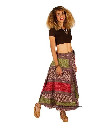 Cotton Printed Vinatge Skirts By INDIAN CREATIVITY EXPORT
